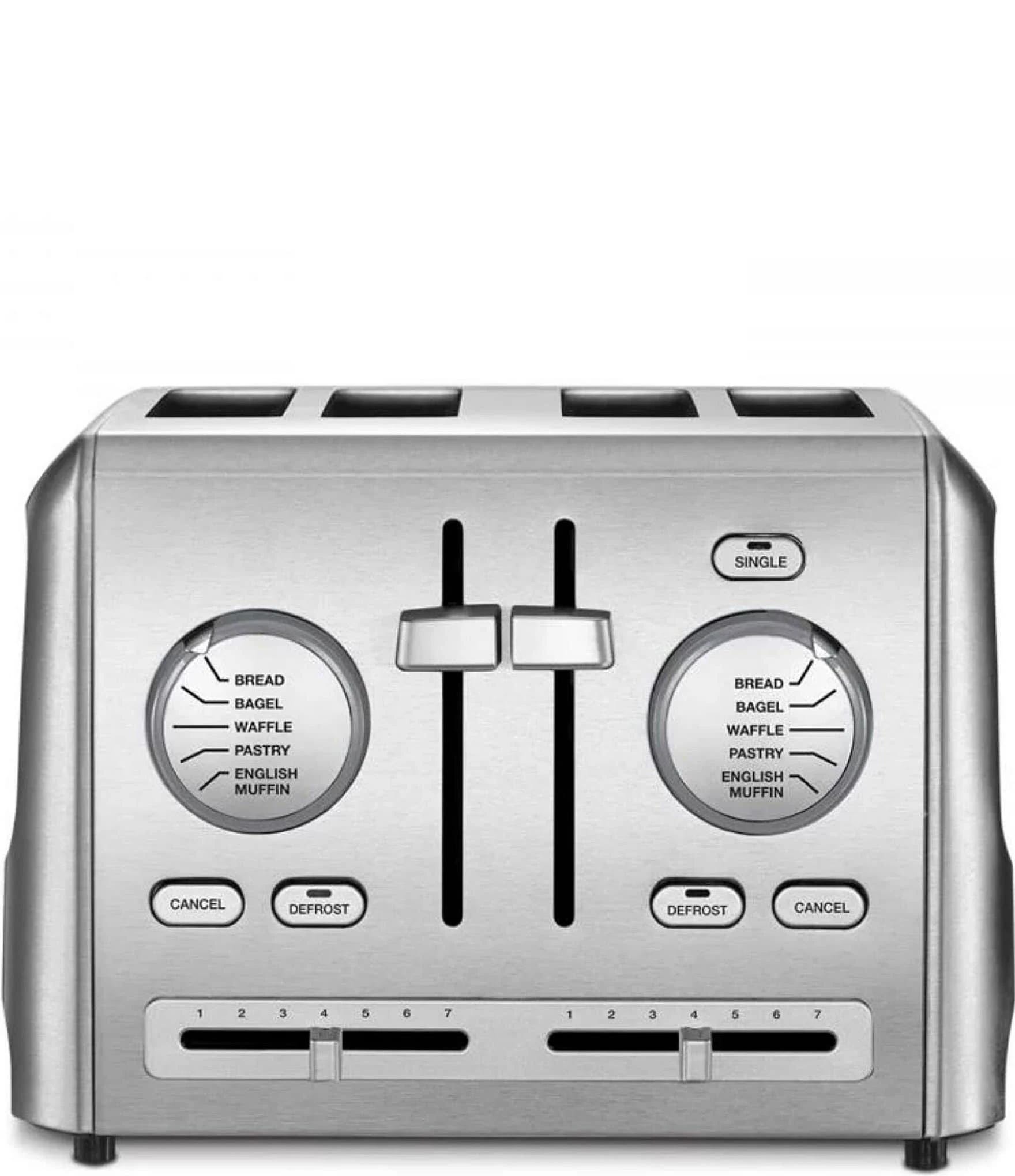 Cuisinart Custom Select 4-Slice Toaster with Single-Slice Function and Wide Slots | Image