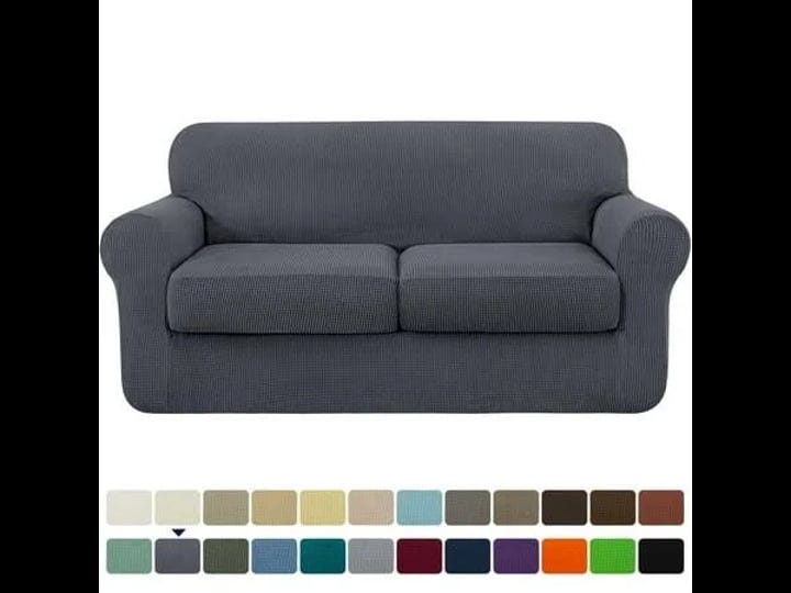 subrtex-textured-grid-stretch-sofa-cover-couch-slipcover-with-separate-cushion-cover-gray-loveseat-s-1