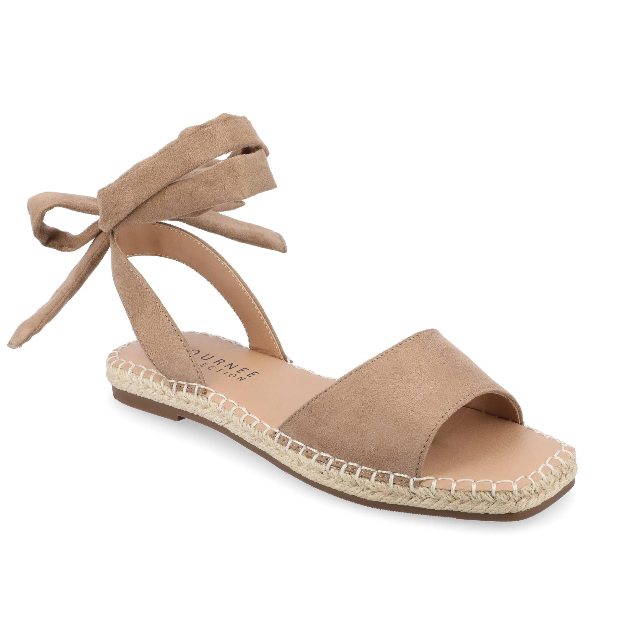 Wide Width Espadrille Sandals with Premium Faux Suede for All-Day Comfort | Image