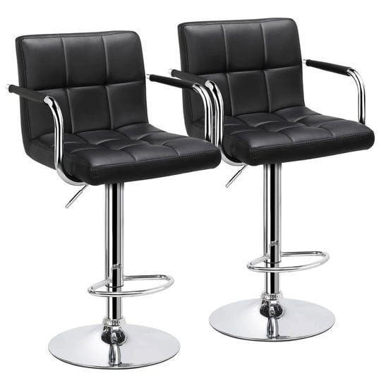 yaheetech-bar-stools-adjustable-counter-stools-bar-chairs-synthetic-leather-modern-design-swivel-bar-1