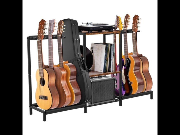 nisorpa-metal-guitar-stand-multiple-guitars-with-wood-storage-shelf-3-tier-multiple-guitar-rack-for--1