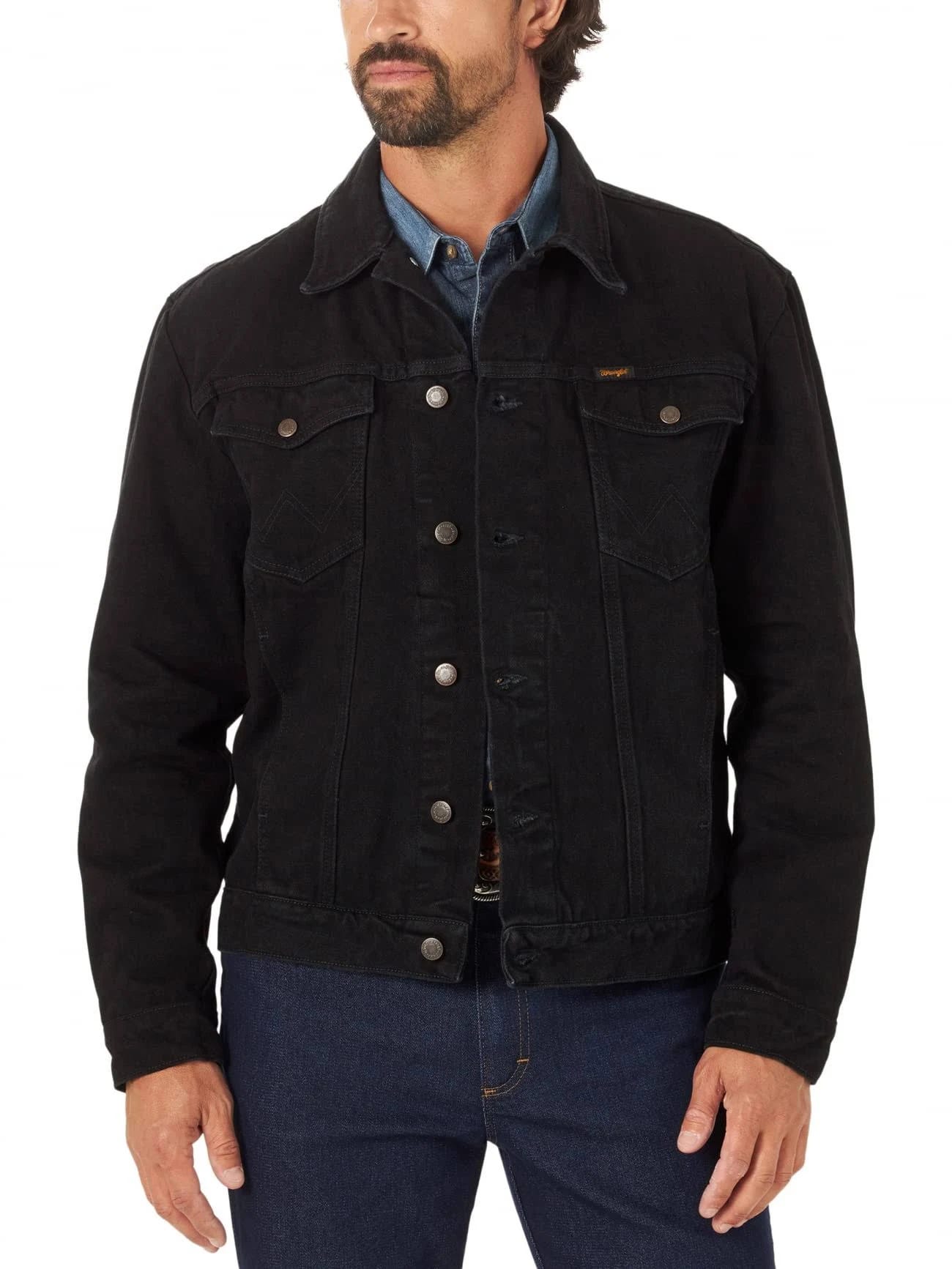 Stylish Wrangler Denim Jacket for Men (Unlined) | Image