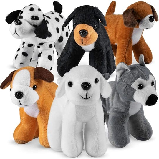 bedwina-plush-puppy-dogs-pack-of-12-6-inches-tall-stuffed-animals-bulk-puppies-1