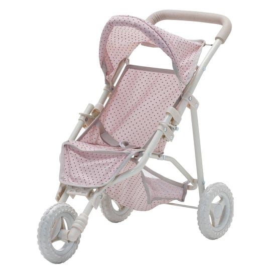 olivias-little-world-polka-dots-princess-baby-doll-jogging-stroller-pink-1