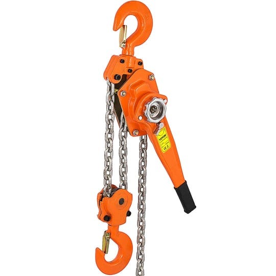 vevor-chain-hoist-lever-hoist-0-75t-capacity-with-3m-chain-and-heavy-duty-hooks-1