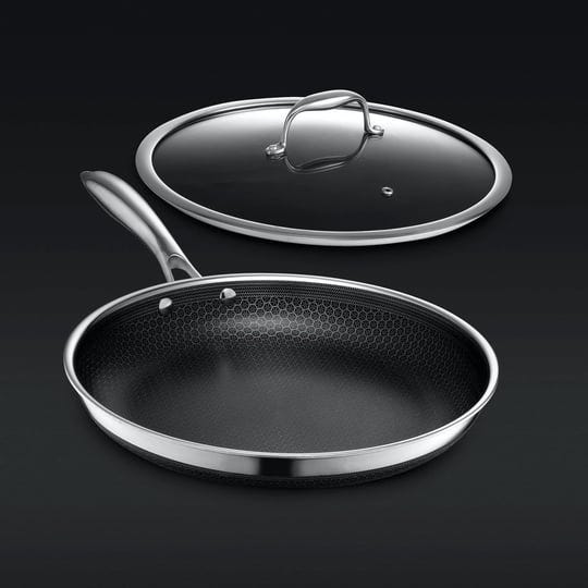 hexclad-12-inch-hybrid-stainless-steel-frying-pan-with-glass-lid-nonstick-1