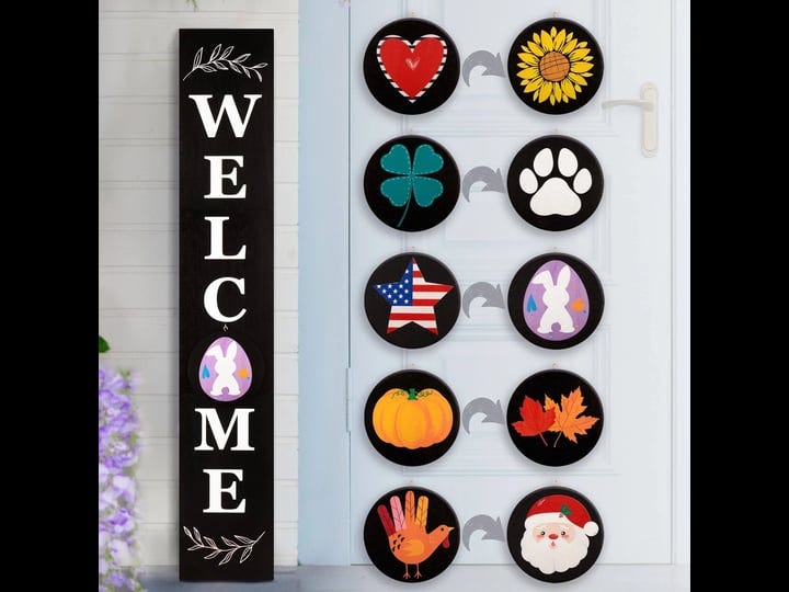 perfnique-welcome-sign-for-front-door-47-x-7-9-wooden-sign-with-10-interchangeable-icons-for-porch-s-1