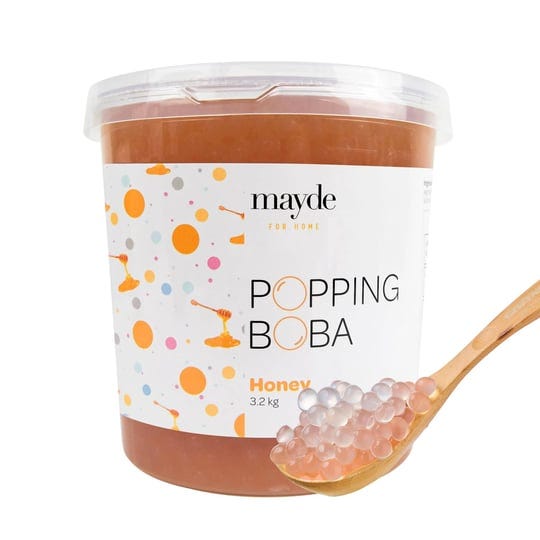 mayde-popping-boba-pearls-for-drinks-desserts-breakfast-bowls-honey-flavor-7-lbs-1