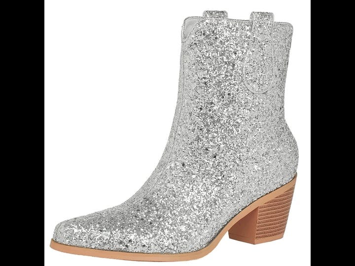 fifsy-women-glitter-cowboy-ankle-boots-sequin-chunky-high-heel-sparkly-booties-1