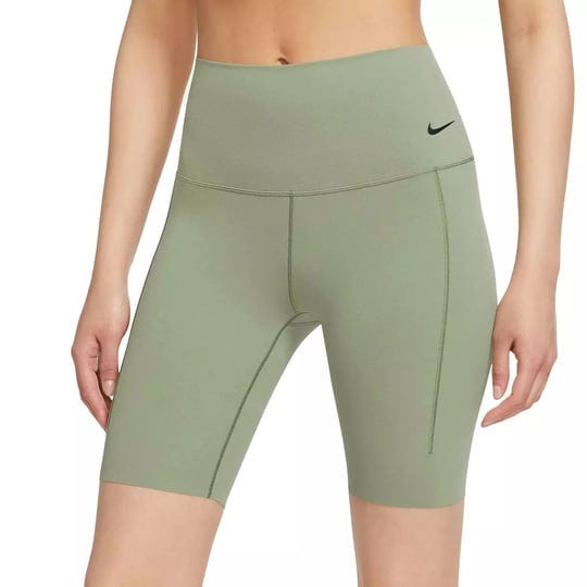 nike-womens-zenvy-gentle-support-high-waisted-8-biker-shorts-xxl-oil-green-1