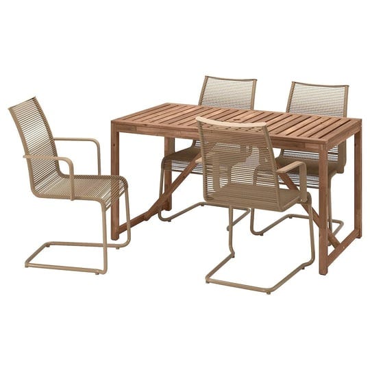 ikea-n-mmar--v-sman-table-and-4-armchairs-outdoor-n-mmar--v-sman-light-brown-stained-brown-55-1-8-1