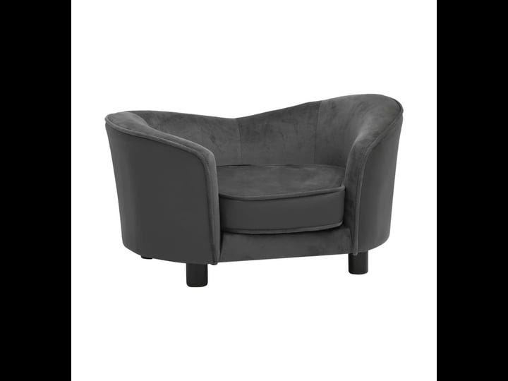 vidaxl-dog-sofa-dark-gray-27-2x19-3x15-7-plush-and-faux-leather-1