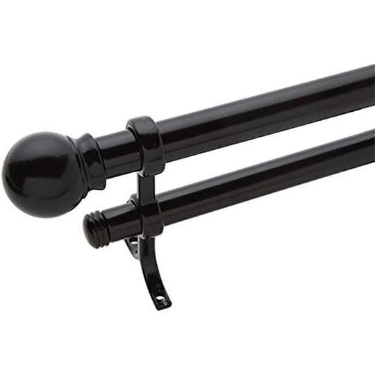 bali-3-4-inch-ball-double-curtain-rod-set-black-1