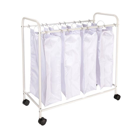 4-bag-laundry-sorter-cart-with-washable-and-removable-bags-white-1