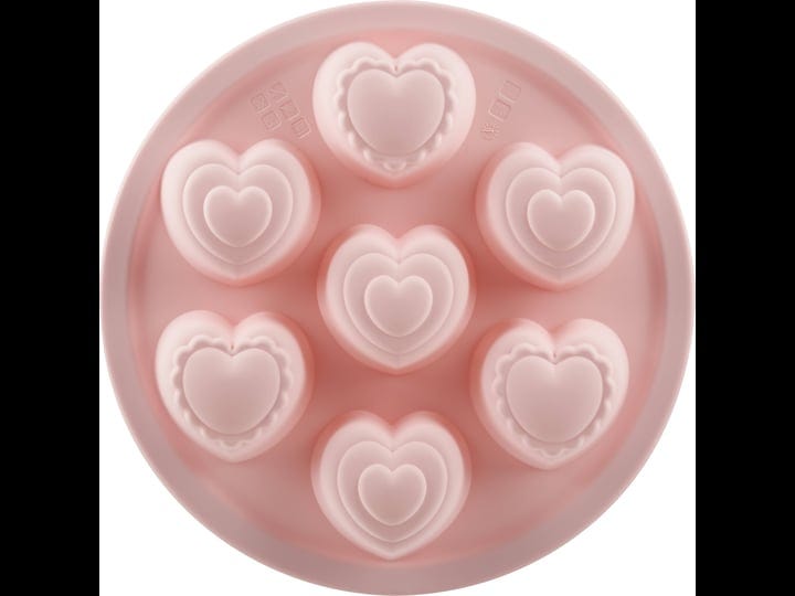 silicone-mini-heart-baking-pan-pink-trudeau-1