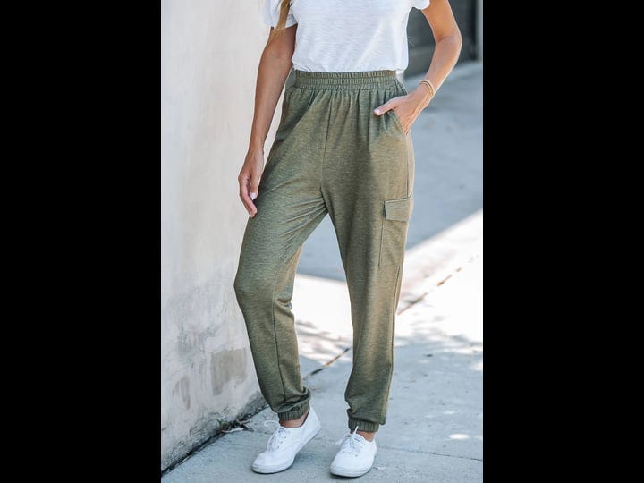 cupshe-olive-smocked-pocket-joggers-olive-l-1