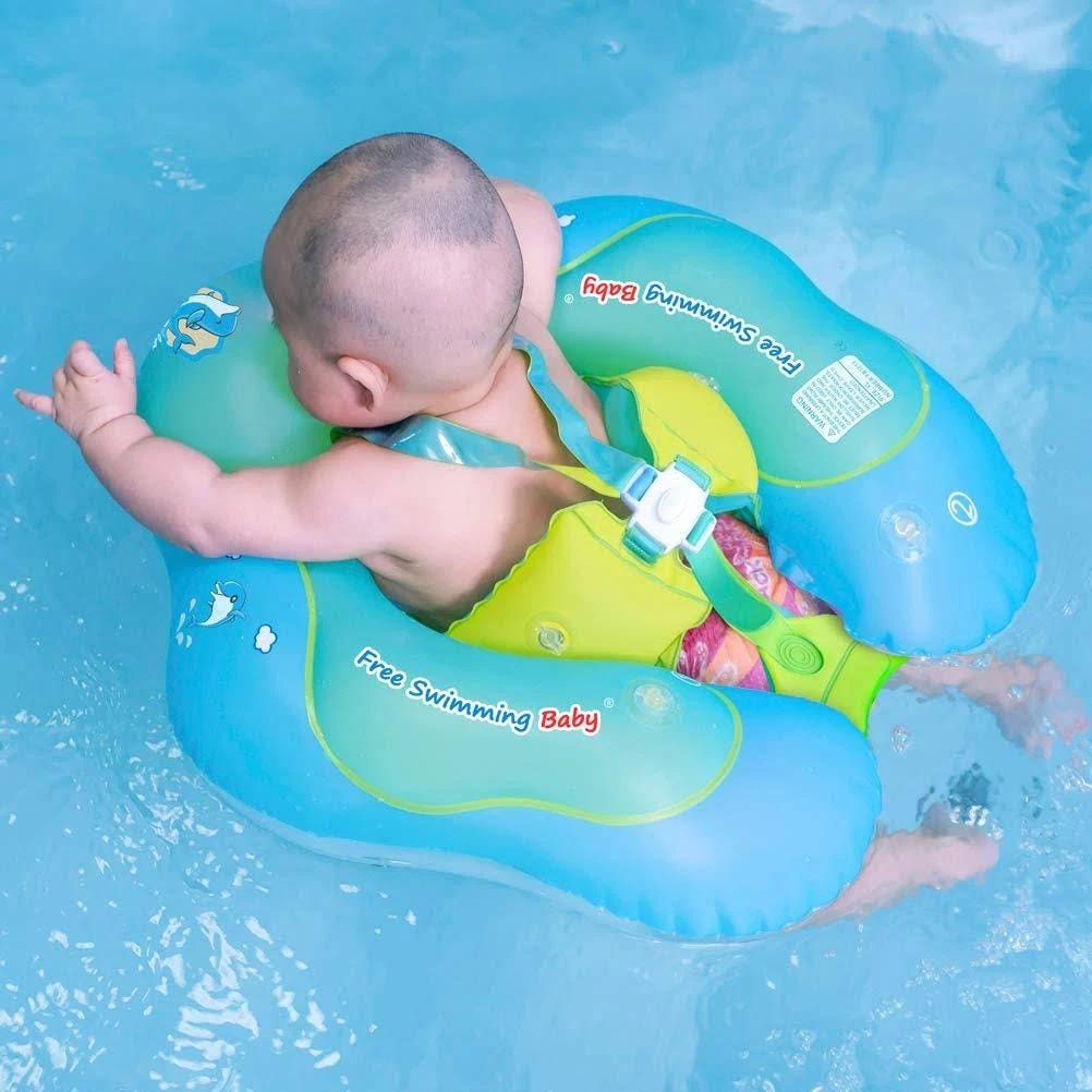Portable, Safe Baby Swim Float with Sun Canopy | Image