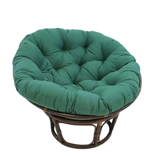 international-caravan-42-in-rattan-papasan-chair-with-solid-twill-cushion-forest-green-1