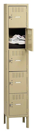 tennsco-box-lockerlouvered1-wide-5-tiersand-bk5-121812-1sd-beige-1