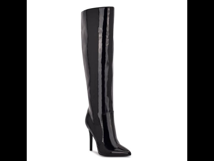 nine-west-taler-womens-heeled-knee-high-boots-size-9-black-1