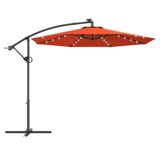 10ft-360-rotation-solar-powered-led-patio-offset-umbrella-orange-1