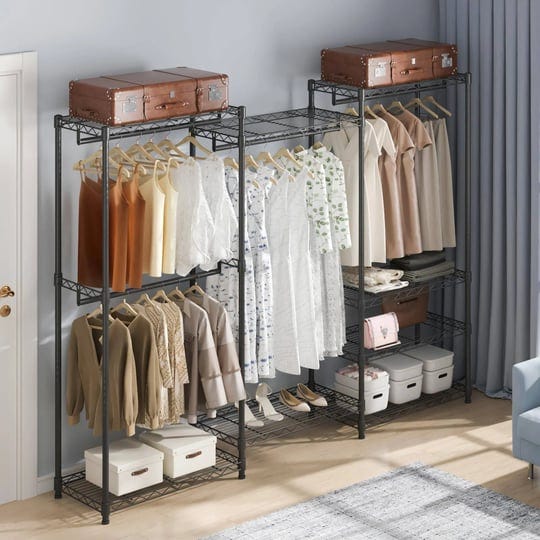 vevor-heavy-duty-clothes-rack-rolling-clothing-garment-rack-with-4-hang-rods-8-storage-tiers-adjusta-1