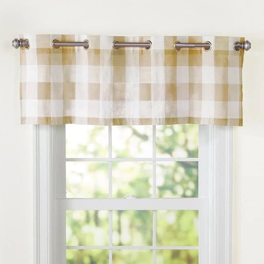 buffalo-check-curtain-collection-tan-valance-1