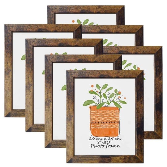 petaflop-8x10-picture-frame-rustic-brown-frames-fits-8-by-10-inch-prints-wall-tabletop-display-7-pac-1