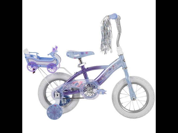 disney-frozen-bike-with-doll-carrier-sleigh-for-girls-12-in-white-and-purple-by-huffy-1