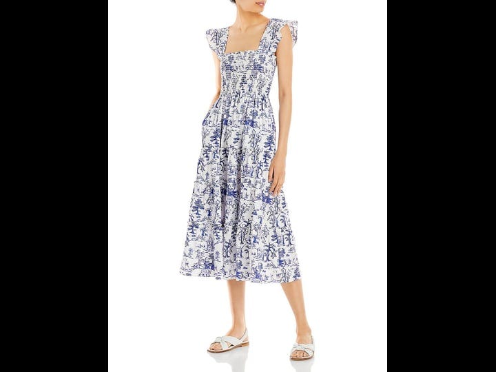 aqua-womens-printed-mid-calf-maxi-dress-blue-floral-1