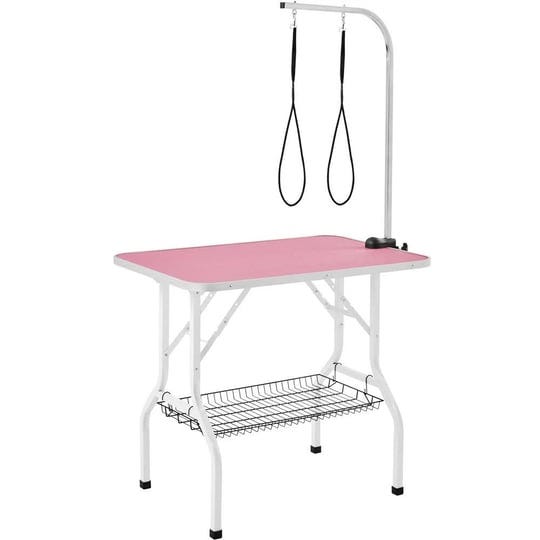 pet-grooming-table-yaheetech-finish-pink-white-1