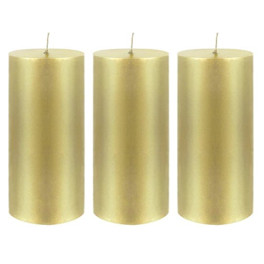 mega-candles-3-pcs-unscented-gold-round-pillar-candle-hand-poured-premium-wax-candles-3-inch-x-6-inc-1
