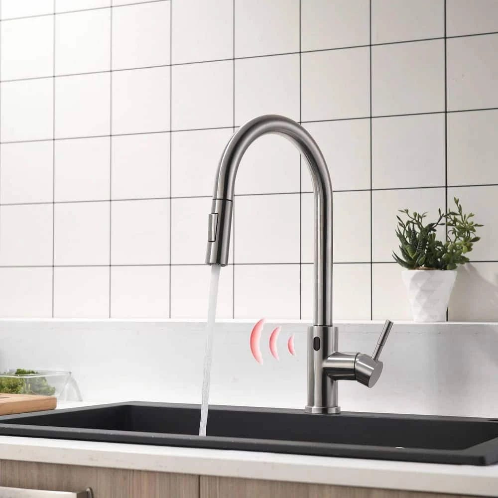 Smart Touchless Kitchen Faucet with Pull-Down Sprayer | Image