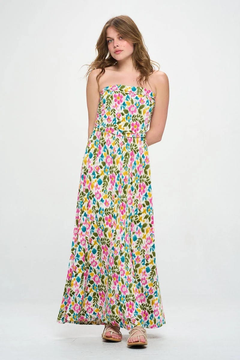 All-Season Floral Maxi Dress for Women: 56