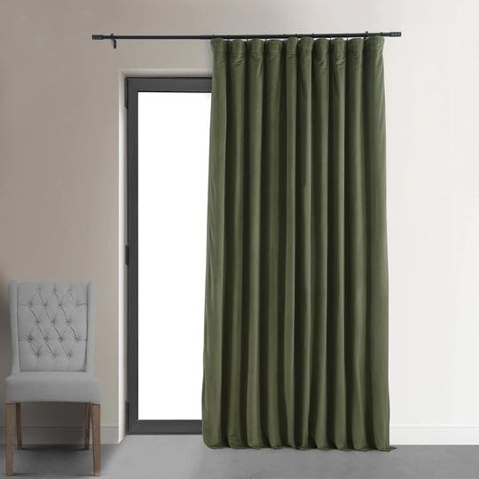 hunter-green-signature-extra-wide-velvet-blackout-curtain-1