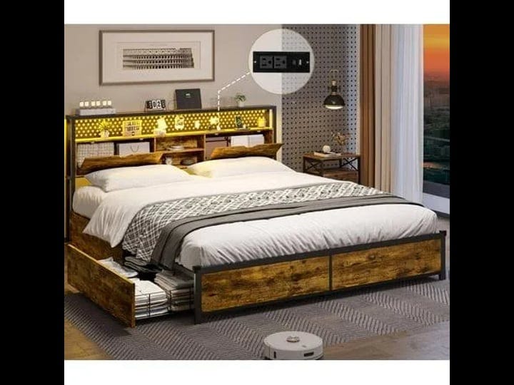 adorneve-queen-size-led-bed-frame-with-storage-headboard-metal-platform-bed-with-charging-station-an-1