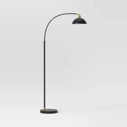 adjustable-arc-floor-lamp-with-swivel-head-black-includes-led-light-bulb-threshold-1