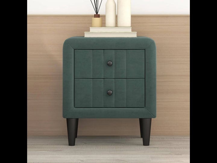 modern-upholstered-wooden-nightstand-with-2-drawers-velvet-bedside-end-table-with-knobs-green-1