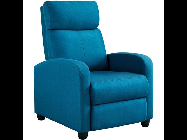 easyfashion-fabric-push-back-theater-recliner-chair-blue-1