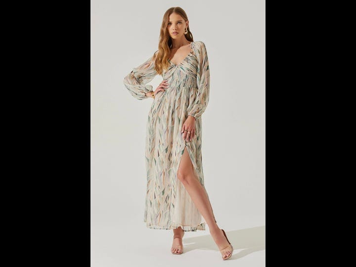 astr-the-label-jessamy-tie-neck-open-back-long-sleeve-maxi-dress-taupe-jade-multi-m-1