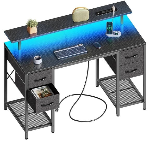 huuger-47-inch-computer-desk-with-4-drawers-gaming-desk-with-led-lights-power-outlets-home-office-de-1