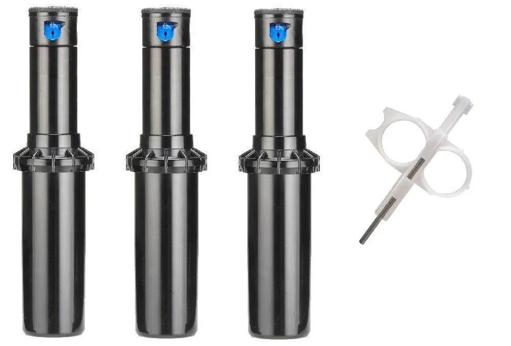 3 Advanced Hunter PGP Ultra Rotor Sprinkler Heads with Adjustment Tool | Image