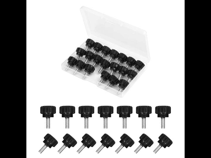 luter-20pcs-m4-x-10mm-carbon-steel-threaded-knurled-thumbscrew-knurled-handle-bolts-grip-mounting-th-1