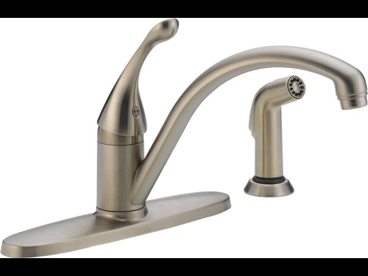 delta-440-ss-dst-collins-single-handle-kitchen-faucet-with-spray-stainless-1