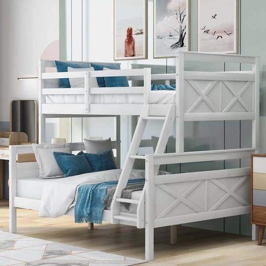 euroco-twin-over-full-wood-bunk-bed-with-ladder-for-kids-room-1