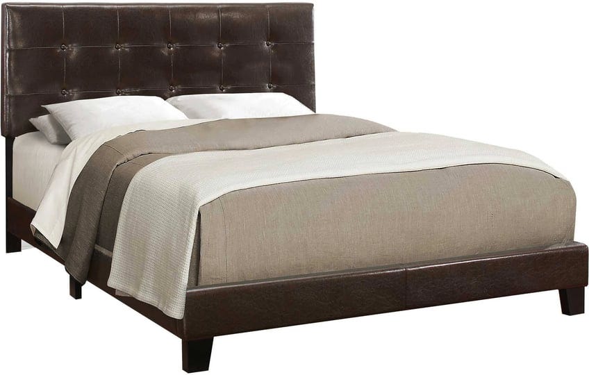 monarch-specialties-bed-queen-size-dark-brown-leather-look-1