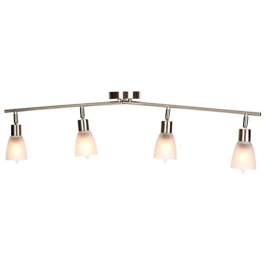 tangkula-4-light-adjustable-led-track-lighting-modern-celing-light-fixture-with-glass-shadesilver-1