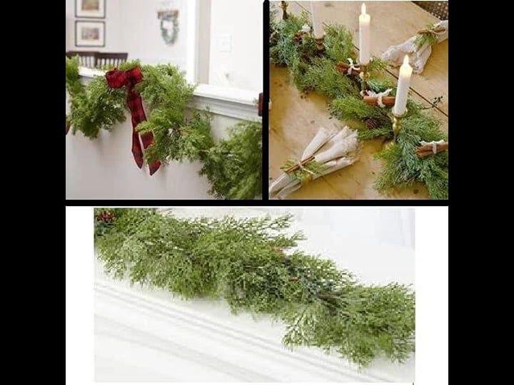 artificial-cedar-juniper-garland-for-home-holiday-dcor-by-factory-direct-craft-green-1