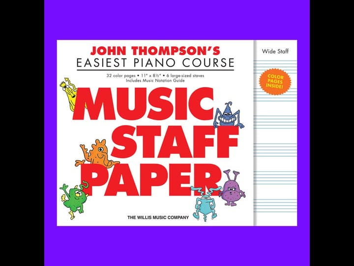 john-thompsons-easiest-piano-course-music-staff-paper-wide-staff-manuscript-paper-in-color-book-1