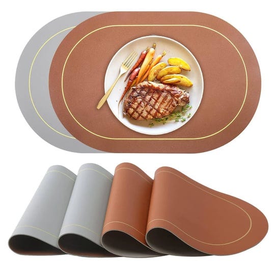 qpix-digital-4-pack-double-sided-faux-leather-placemats-oval-heat-resistant-kitchen-place-mats-for-d-1